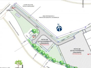 Planta da �reas Internas do Terreno